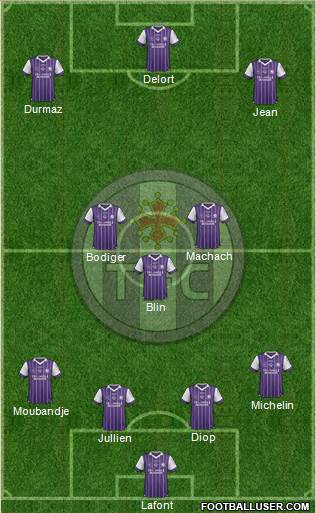 Toulouse Football Club Formation 2017