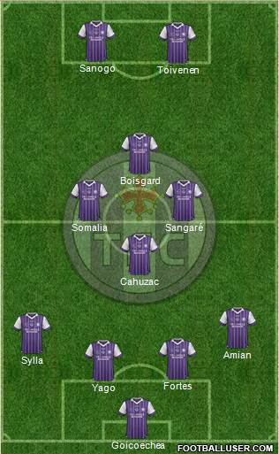 Toulouse Football Club Formation 2017