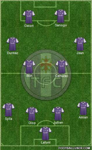 Toulouse Football Club Formation 2017