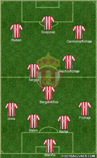 Real Sporting S.A.D. Formation 2017