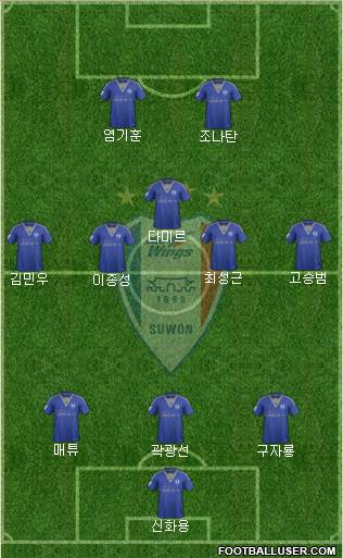 Suwon Samsung Blue Wings Formation 2017