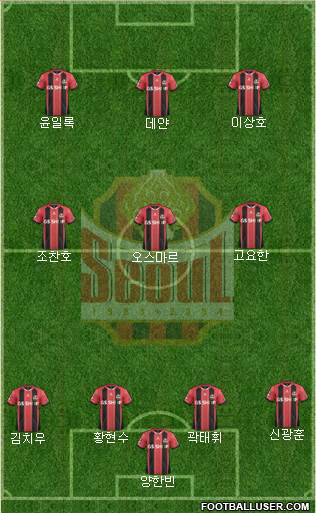 FC Seoul Formation 2017