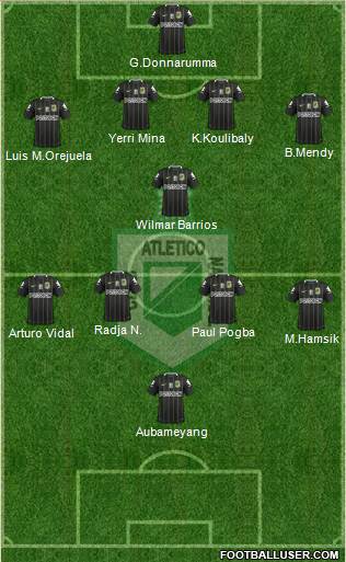 CDC Atlético Nacional Formation 2017