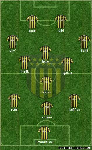 Club Atlético Peñarol Formation 2017