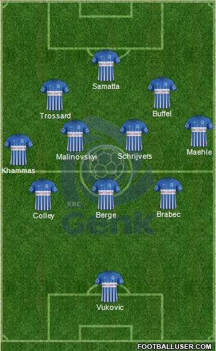 K Racing Club Genk Formation 2017