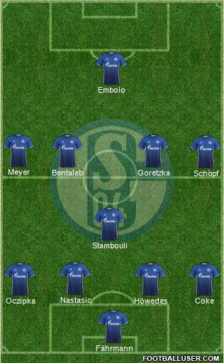 FC Schalke 04 Formation 2017