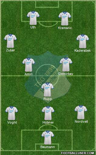 TSG 1899 Hoffenheim Formation 2017