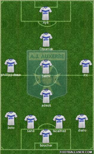 A.J. Auxerre Formation 2017