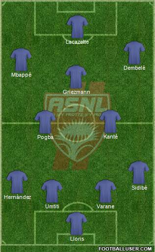 A.S. Nancy Lorraine Formation 2017