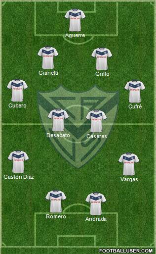 Vélez Sarsfield Formation 2017