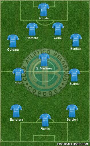 Belgrano de Córdoba Formation 2017