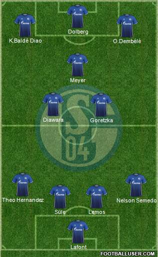 FC Schalke 04 Formation 2017