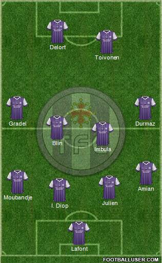 Toulouse Football Club Formation 2017