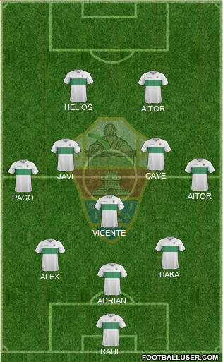 Elche C.F., S.A.D. Formation 2017