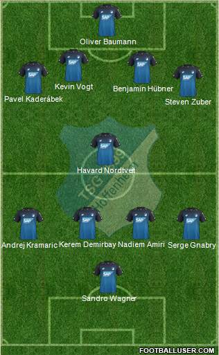 TSG 1899 Hoffenheim Formation 2017