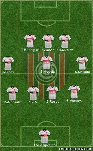 Chacarita Juniors Formation 2017