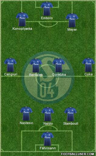 FC Schalke 04 Formation 2017