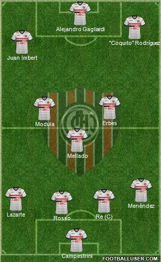 Chacarita Juniors Formation 2017