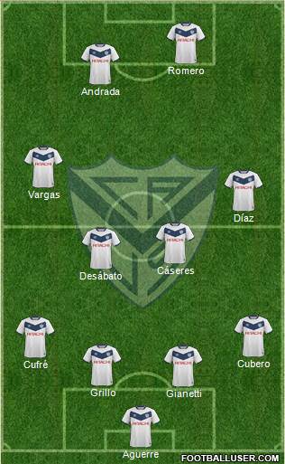 Vélez Sarsfield Formation 2017