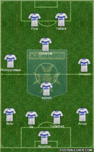 A.J. Auxerre Formation 2017