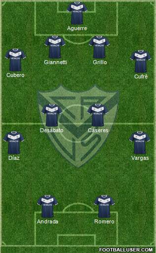 Vélez Sarsfield Formation 2017