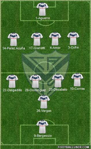 Vélez Sarsfield Formation 2017