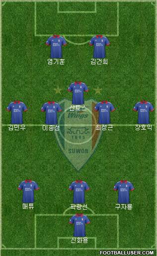 Suwon Samsung Blue Wings Formation 2017