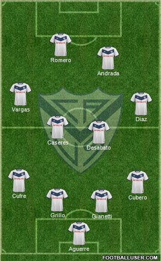 Vélez Sarsfield Formation 2017