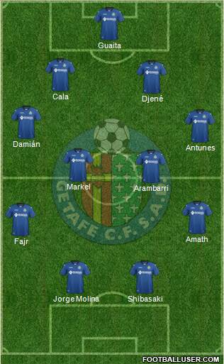 Getafe C.F., S.A.D. Formation 2017