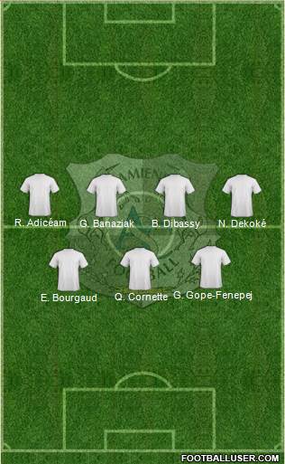 Amiens Sporting Club Football Formation 2017