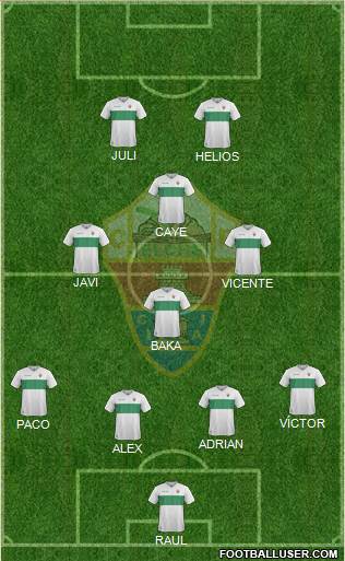 Elche C.F., S.A.D. Formation 2017