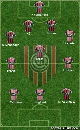 Chacarita Juniors Formation 2017