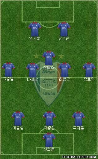 Suwon Samsung Blue Wings Formation 2017