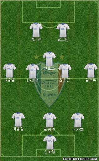 Suwon Samsung Blue Wings Formation 2017