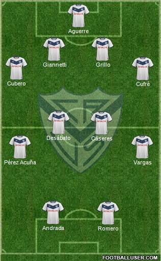 Vélez Sarsfield Formation 2017