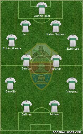 Elche C.F., S.A.D. Formation 2017