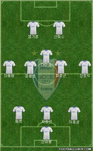 Suwon Samsung Blue Wings Formation 2017