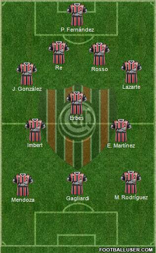 Chacarita Juniors Formation 2017