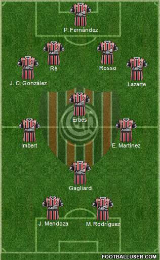 Chacarita Juniors Formation 2017