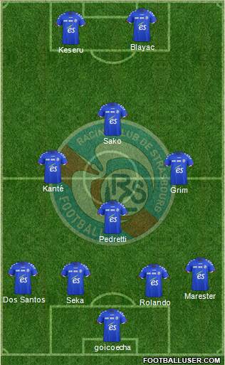 Racing Club de Strasbourg-Football Formation 2017