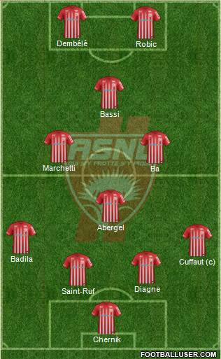 A.S. Nancy Lorraine Formation 2017