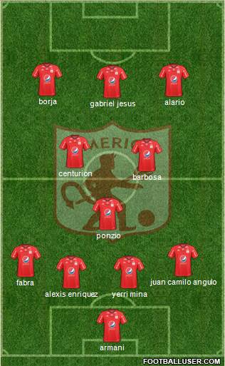 CD América de Cali Formation 2017