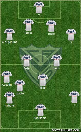 Vélez Sarsfield Formation 2017