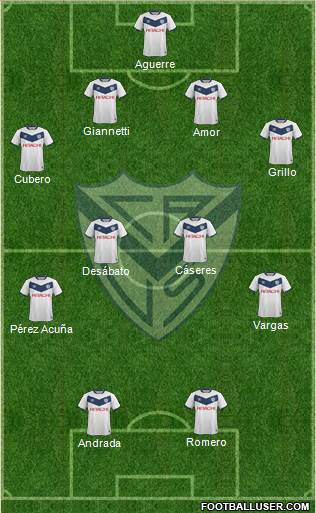 Vélez Sarsfield Formation 2017