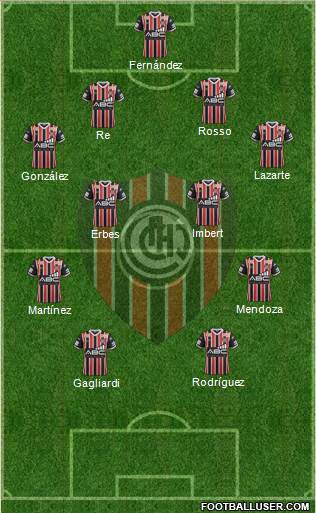 Chacarita Juniors Formation 2017