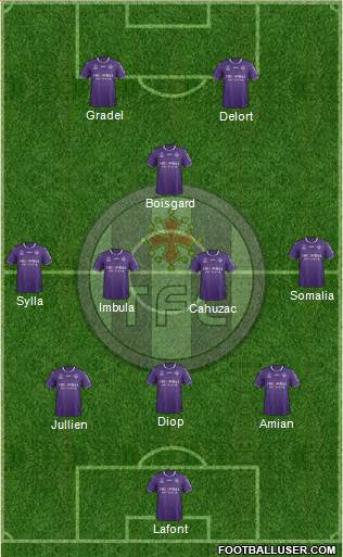 Toulouse Football Club Formation 2017