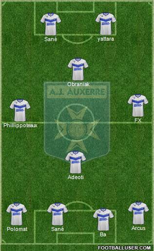 A.J. Auxerre Formation 2017