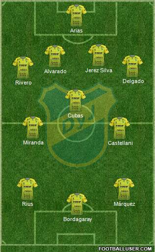 Defensa y Justicia Formation 2017