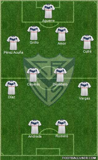 Vélez Sarsfield Formation 2017