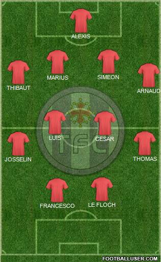 Toulouse Football Club Formation 2017